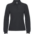 Polo mujer manga larga Plomo Oscuro Xl