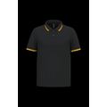 Polo manga corta hombre Black / Yellow M