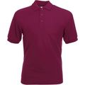 Polo cuidado fácil Burgundy Xxl