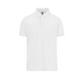 Polo manga corta hombre algodón White Xxl
