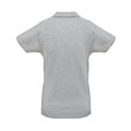 Polo de mujer cuello y mangas de canalé