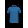 Polo piqué manga corta de algodón Light Royal Blue Xxl