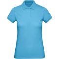 Polo Orgánico Mujer Very Turquoise Xl