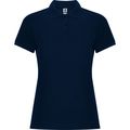 Polo mujer manga corta entallado Marino 3Xl