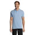 Polo Piqué Manga Corta Hombre Azul Cielo Xxl