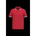Polo manga corta hombre Red / White S