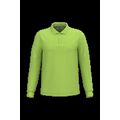 Polo manga larga hombre algodón piqué Lime Xl