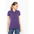 Polo piqué de manga corta de mujer