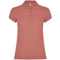 Polo Manga Corta Mujer Colores Rojo Pálido L