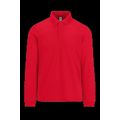 Polo manga larga hombre básico Red Xxl