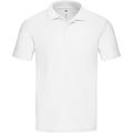 Polo hombre de corte ceñido White Xxl