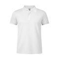 Polo Blanco 100% Algodón Adulto