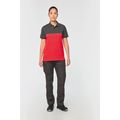 Polo bicolor manga corta unisex