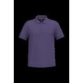 Polo de algodón manga corta para hombre Purple M