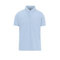 Polo manga corta hombre algodón preencogido Blush Blue L