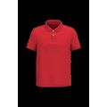 Polo algodón orgánico para hombre Poppy Red S