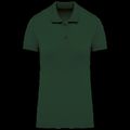 Polo de mujer de algodón orgánico Forest Green Xl