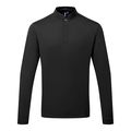 Polo cuello mao y espalda de tejido Coolchecker Black Xs