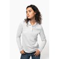 Polo manga larga mujer algodón lavable