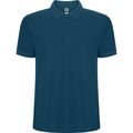 Polo Manga Corta Azul Luz De Luna Xl
