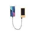 Power Bank Solar 4000mAh Bambú