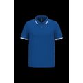 Polo manga corta hombre Royal Blue / White 4Xl