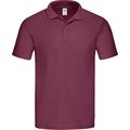 Polo hombre de corte ceñido Burgundy 3Xl