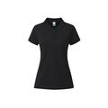 Polo Mujer Algodón Piqué Neg L