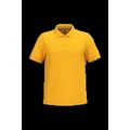 Polo de algodón manga corta para hombre Yellow S