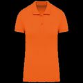 Polo de mujer de algodón orgánico Orange L