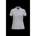 Polo manga corta mujer algodón Oxford Grey M