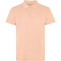 Polo unisex 100% algodón Papaya Claro Lavado S