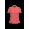 Polo piqué de manga corta de mujer True Coral M