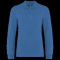 Polo manga larga infantil algodón Light Royal Blue 4/6 Ans