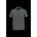 Polo algodón orgánico para hombre Iron Grey M
