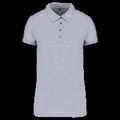 Polo básico de manga corta para mujer Oxford Grey M