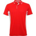 Polo técnico para deporte Rojo/Blanco 2Xl