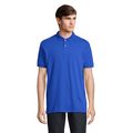 Polo hombre algodón corte cómodo Azul Royal Xxl