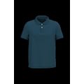 Polo algodón orgánico para hombre Peacock Blue Xl