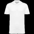 Polo manga corta algodón de calidad White Xl