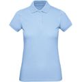 Polo Orgánico Mujer Sky Blue Xs
