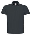 Polo hombre cuello canalé Anthracite Xs