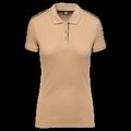 Polo ropa profesional mujer Camel / Black Xxl