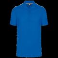 Polo Antibacteriano Hombre uso profesional Light Royal Blue Xxl
