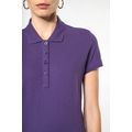 Polo piqué de manga corta de mujer