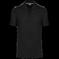 Polo Antibacteriano Hombre uso profesional Black Xl