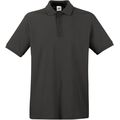 Polo Premium 100% algodón piqué Light Graphite S