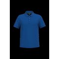 Polo de algodón manga corta para hombre Royal Blue M