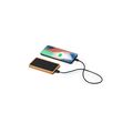 Power Bank Bambú 5000mAh Luz Marcaje Láser