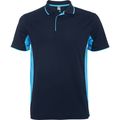 Polo técnico para deporte Marino/Celeste 2Xl